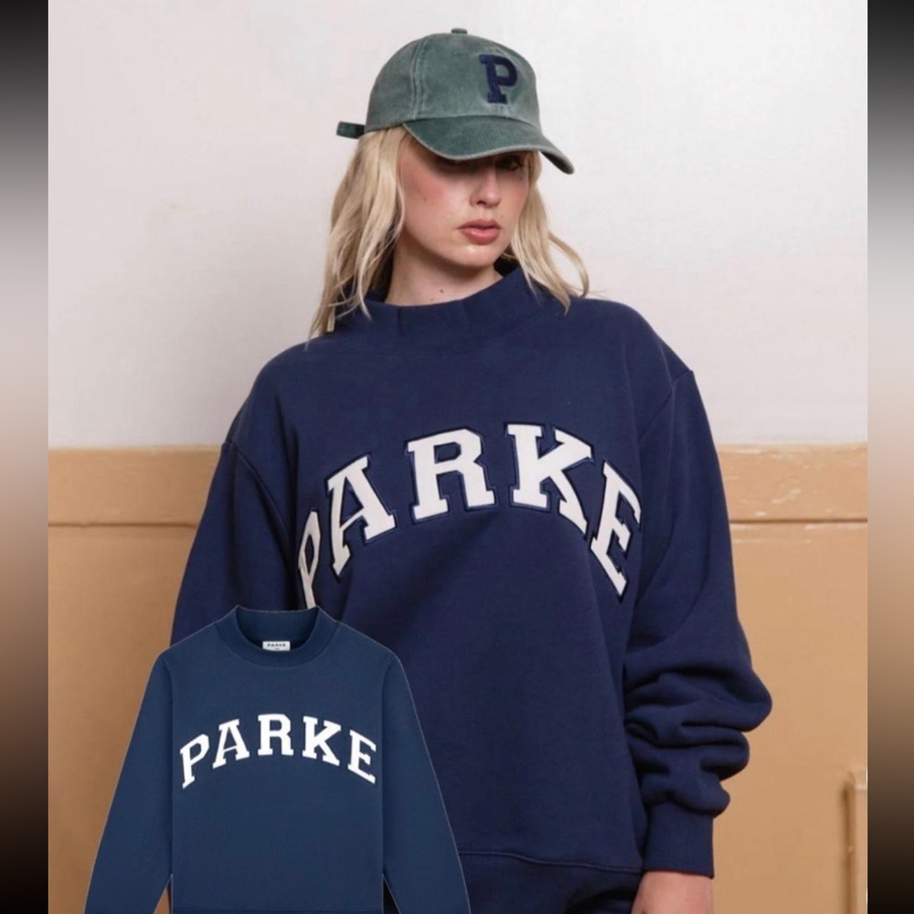Parke Varsity Mockneck Navy XXL